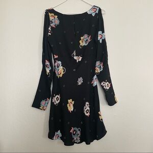 Free People Sunshadows Split-Sleeve Mini
Dress in Night Combo NWT